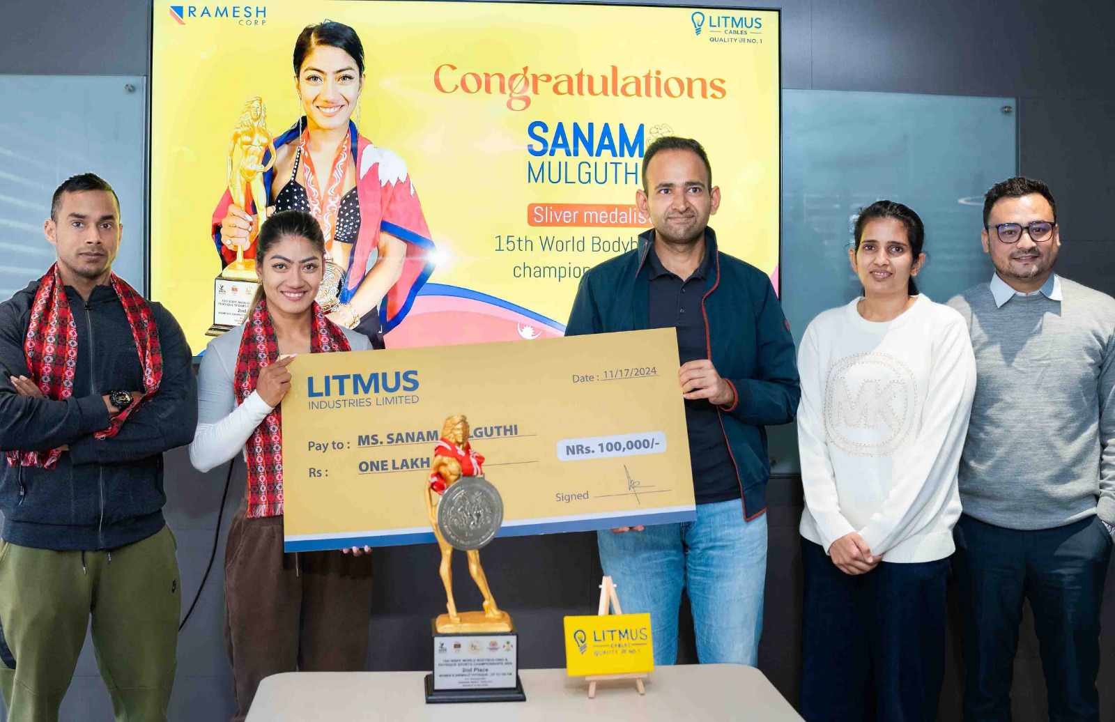 litmus-cables-collaborates-with-celebrated-athlete-and-fitness-icon-sanam-mulguthi